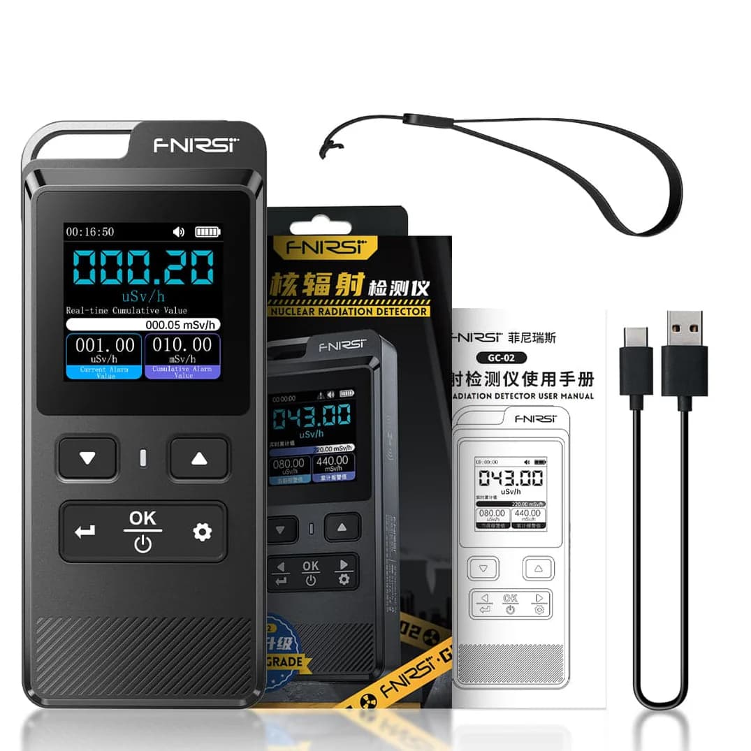 دُزیمتر و شمارشگر گِیگر فینرسی مدل FNIRSI GC-02 — تصویر ۸
