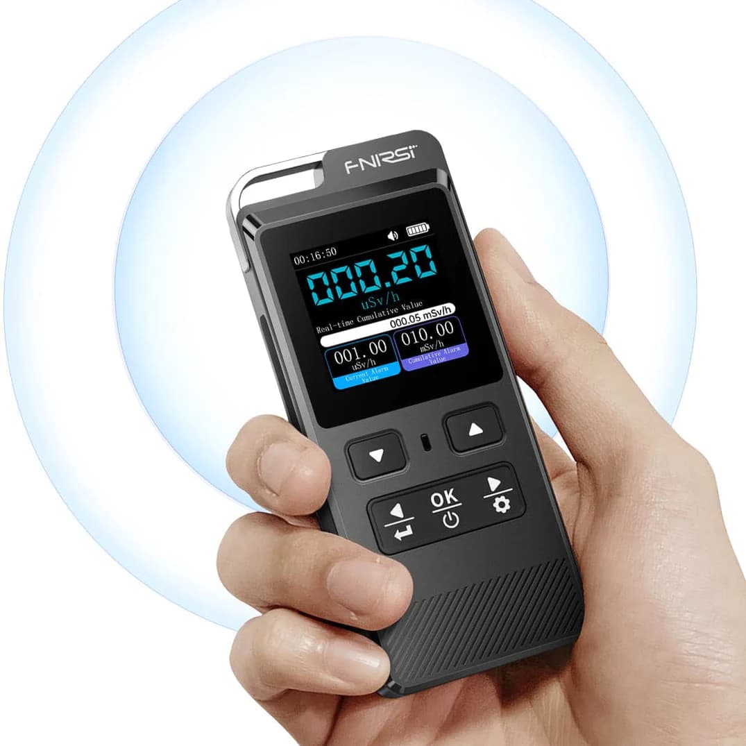 دُزیمتر و شمارشگر گِیگر فینرسی مدل FNIRSI GC-02 — تصویر ۲