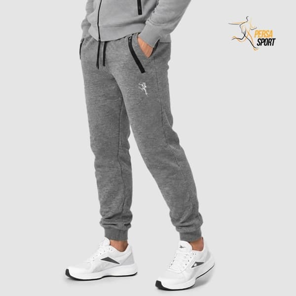 ست ورزشی مردانه پرسا اسپرت خاکستری Hoodie & Jogger — تصویر ۳