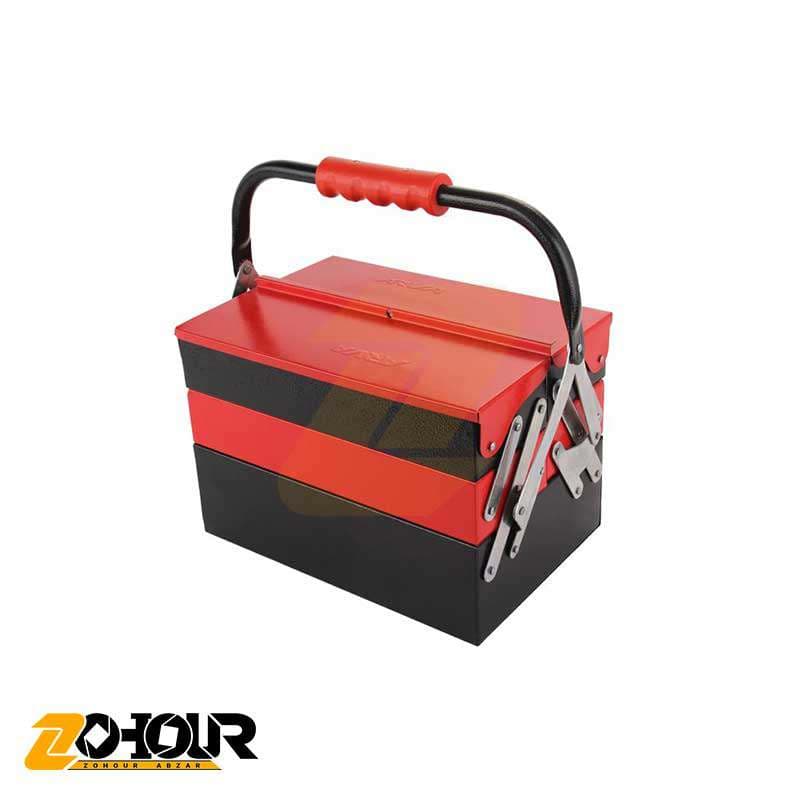 جعبه ابزار فلزی 30 سانتی 3 طبقه آروا مدل 4703 Arva — تصویر ۳