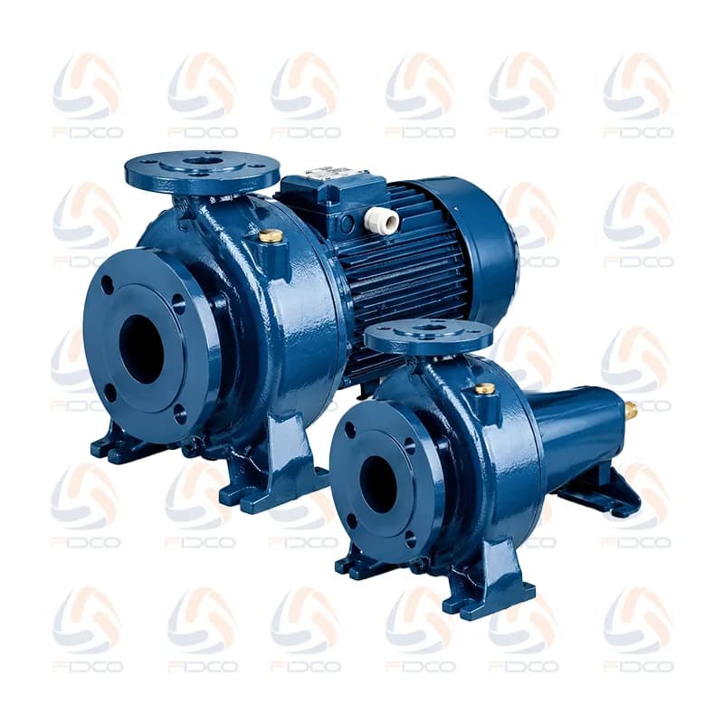 الکتروپمپ سانتریفیوژ چدنی تکفاز ابارا 3D 32‑160/2.2 M با پروانه استیل