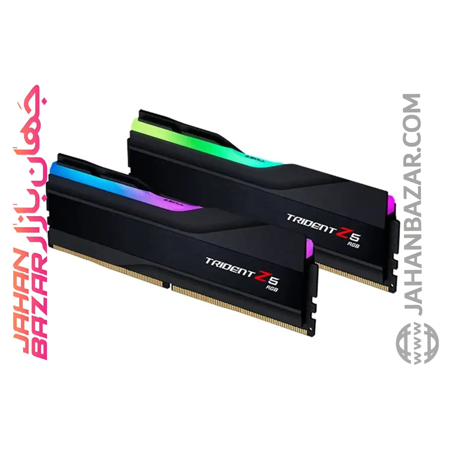 رم دسکتاپ جی اسکیل DDR5 دو کاناله MHz 6000 G.Skill TRIDENT Z5 RGB AMD EXPO ظرفیت CL36 32GB — تصویر ۲