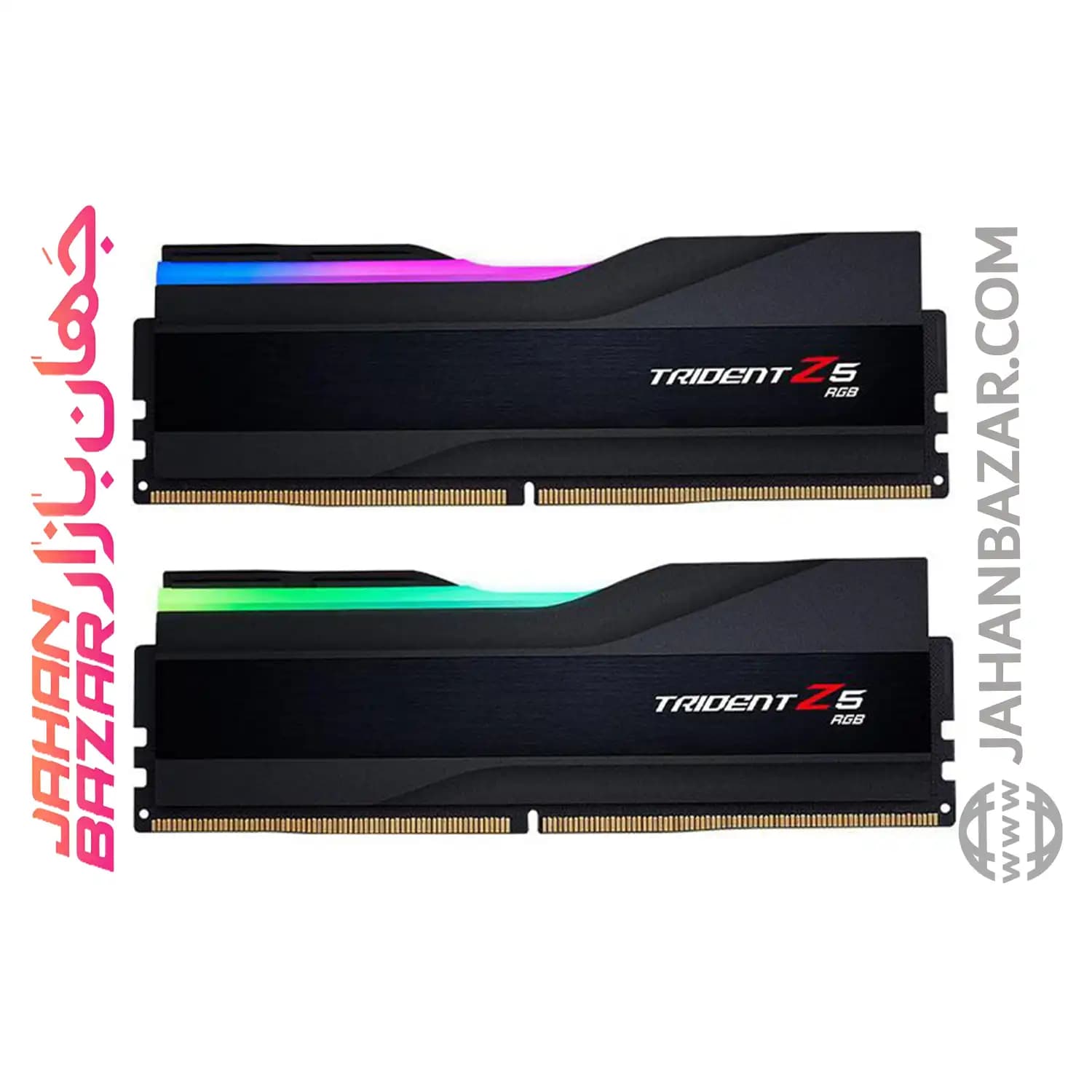 رم دسکتاپ جی اسکیل DDR5 دو کاناله MHz 6000 G.Skill TRIDENT Z5 RGB AMD EXPO ظرفیت CL36 32GB