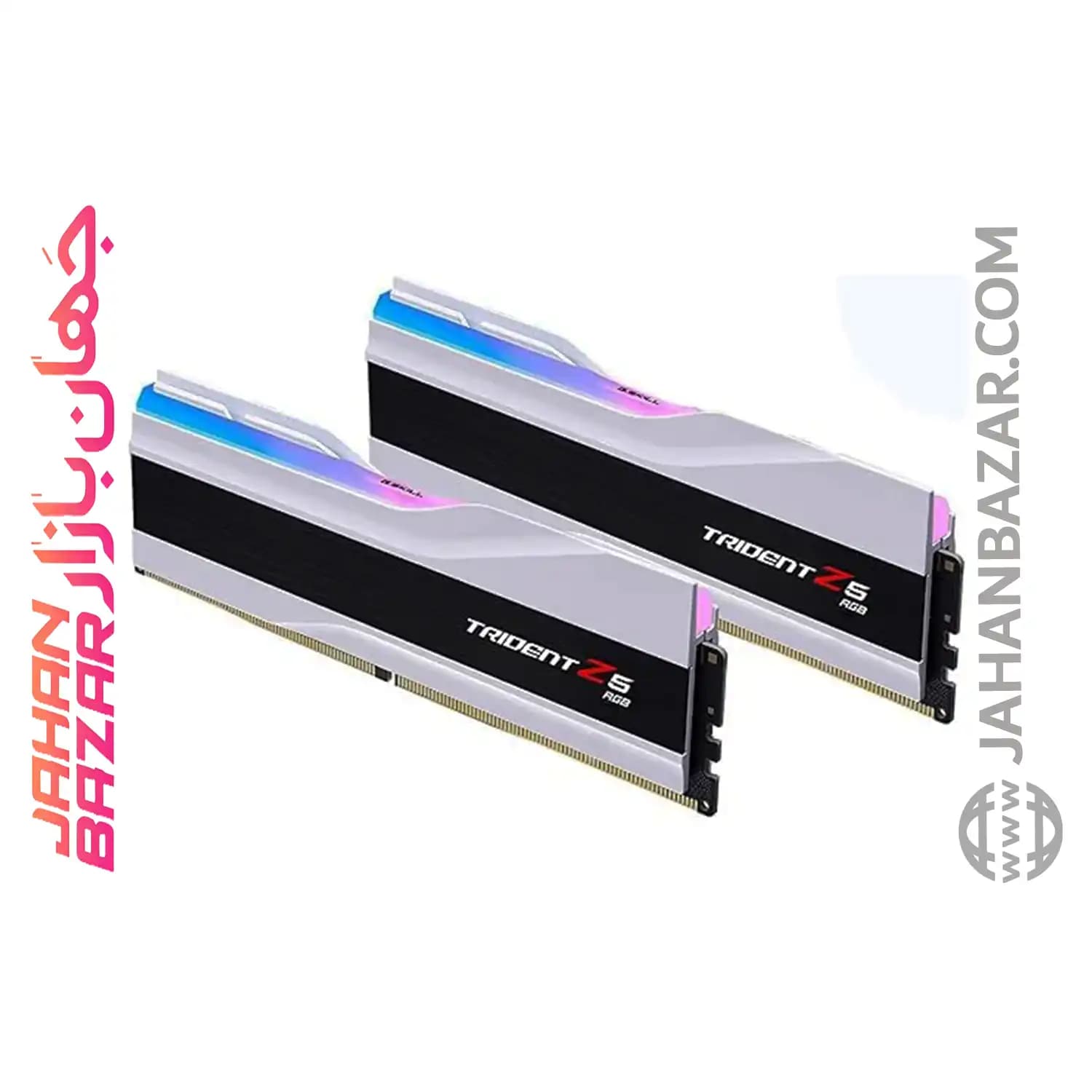 رم دسکتاپ جی اسکیل DDR5 دو کاناله MHz 6000 G.Skill TRIDENT Z5 WHITE RGB ظرفیت CL36 32GB — تصویر ۲