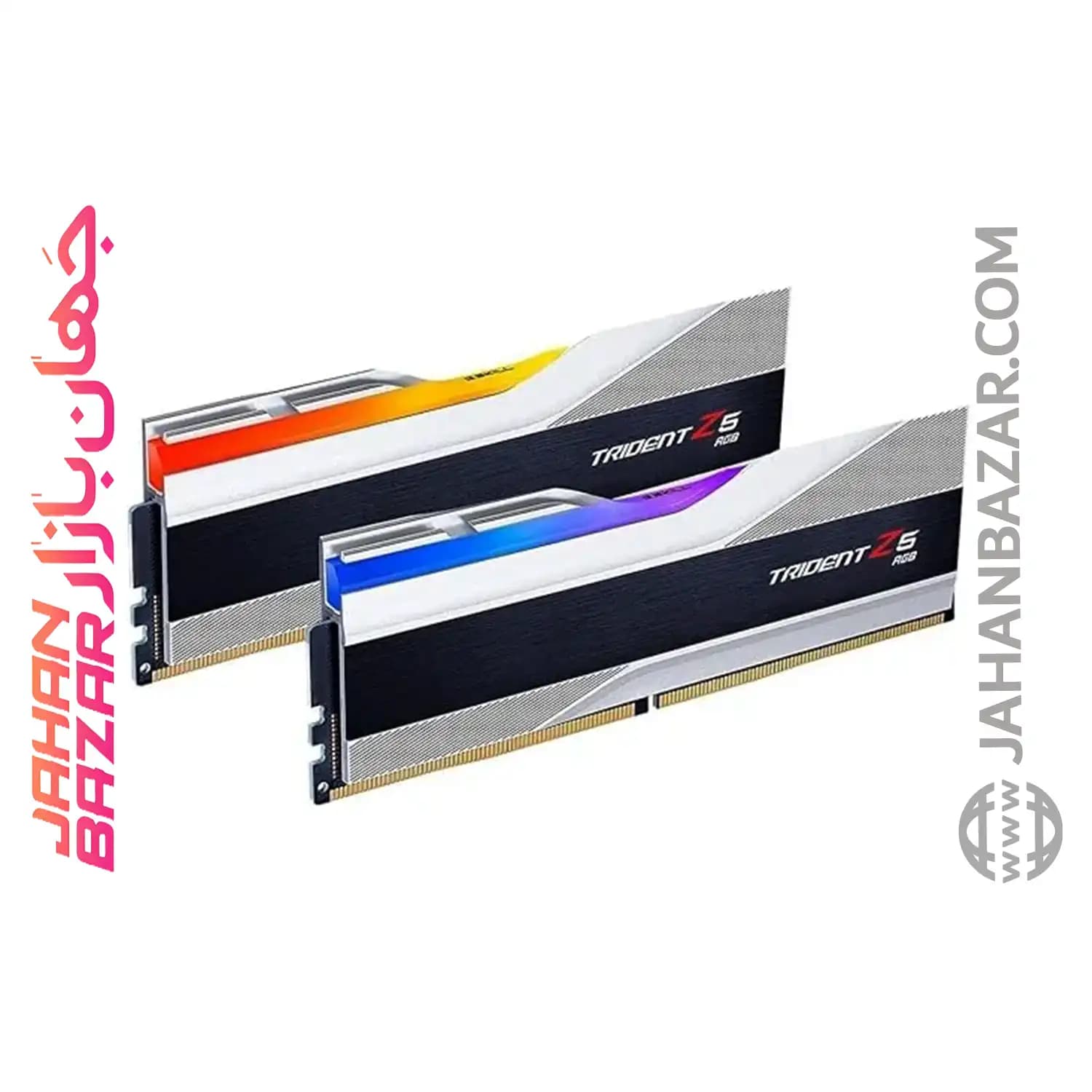 رم دسکتاپ جی اسکیل DDR5 دو کاناله MHz 6000 G.Skill TRIDENT Z5 WHITE RGB ظرفیت CL36 32GB — تصویر ۳