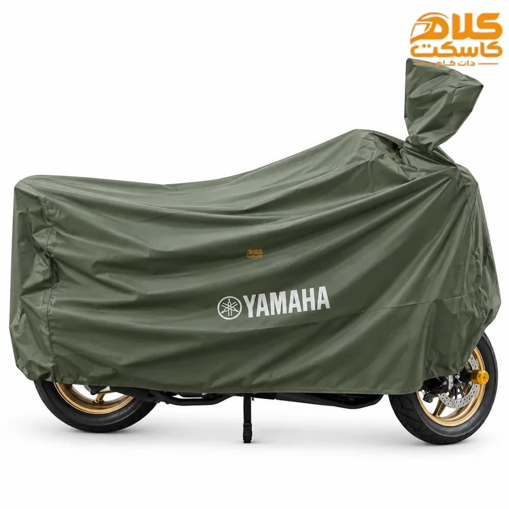 چادر موتور ضد آب رنگ سبز یاماها YAMAHA