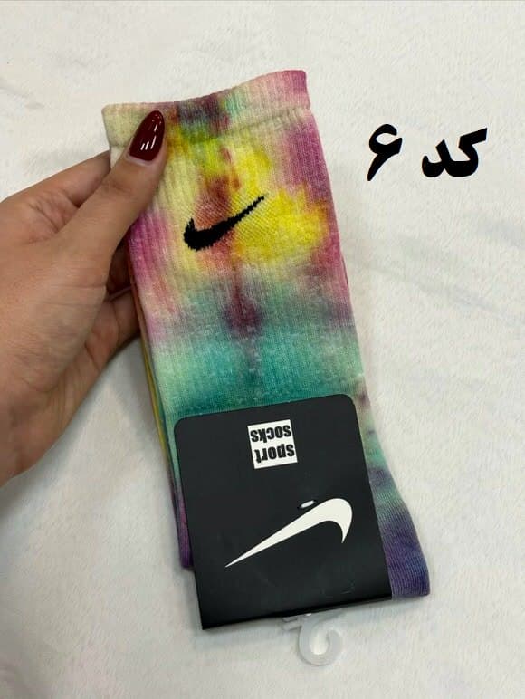 جوراب ساق بلند آبرنگی نایک زنانه — تصویر ۷