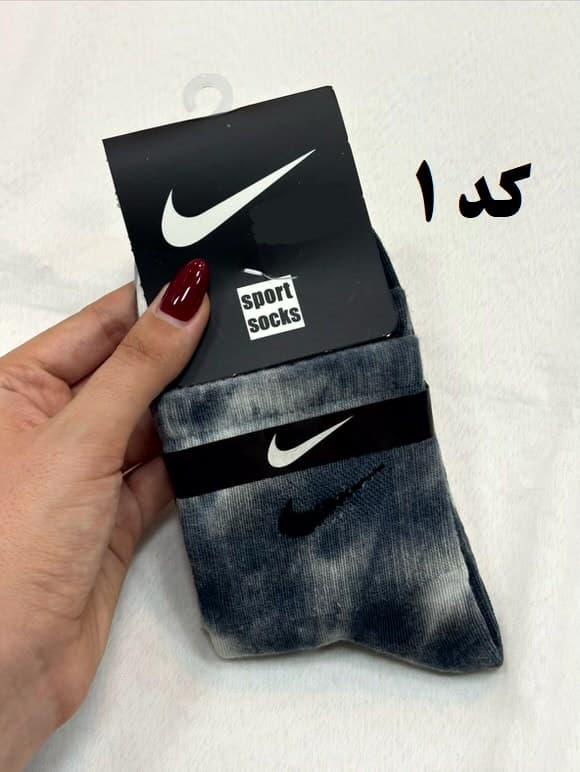 جوراب نیم ساق آبرنگی نایک زنانه — تصویر ۲