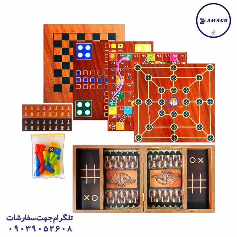 6 بازی چوبی ارمغان