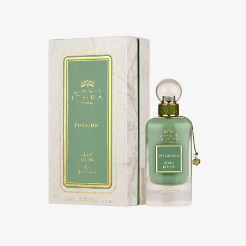 ادکلن ارض الزعفران اثرا دبی چاکو پیستا ماسک ۱۰۰ میل – Ard Al Zaafaran Ithra Dubai Choco Pista Musk Eau de Parfum