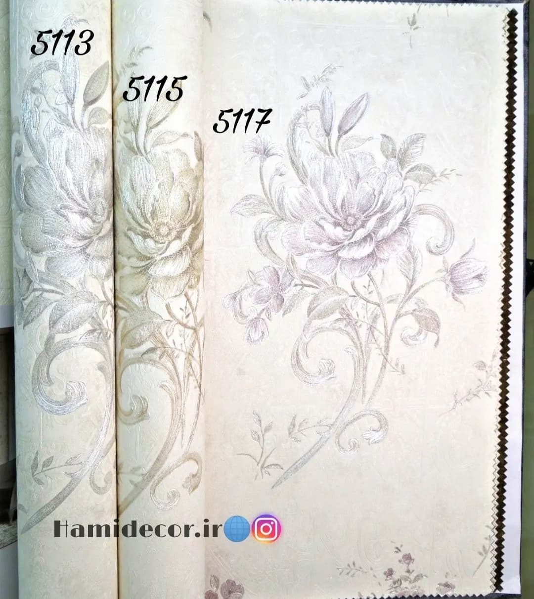 کاغذ دیواری هیدروژن طرح اصلی کد 5115 — تصویر ۴