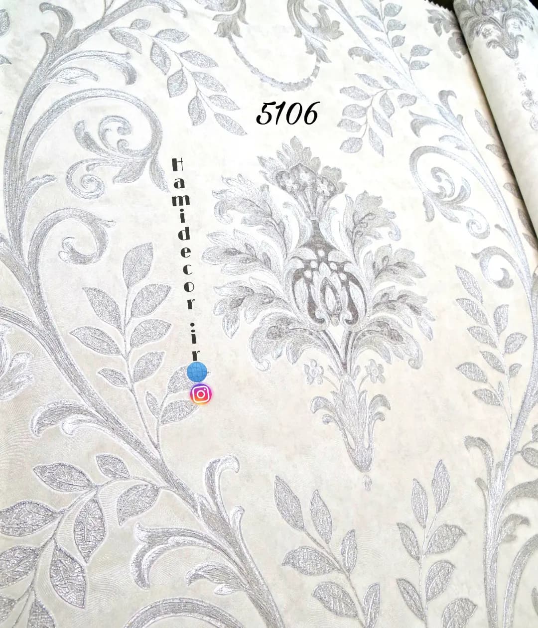 کاغذ دیواری هیدروژن طرح اصلی کد 5106 — تصویر ۲