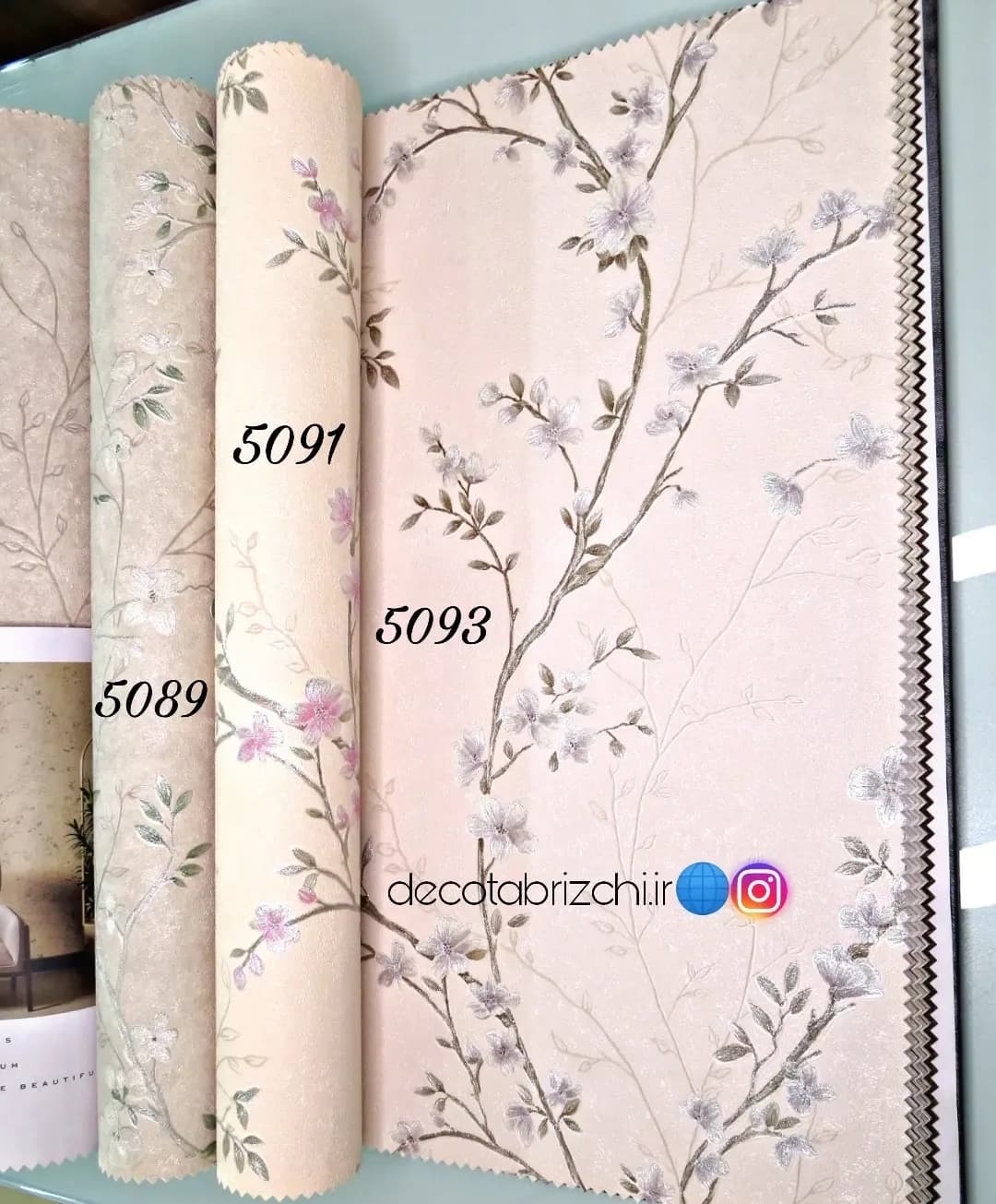 آلبوم کاغذ دیواری هیدروژن طرح اصلی کد 5091 — تصویر ۳