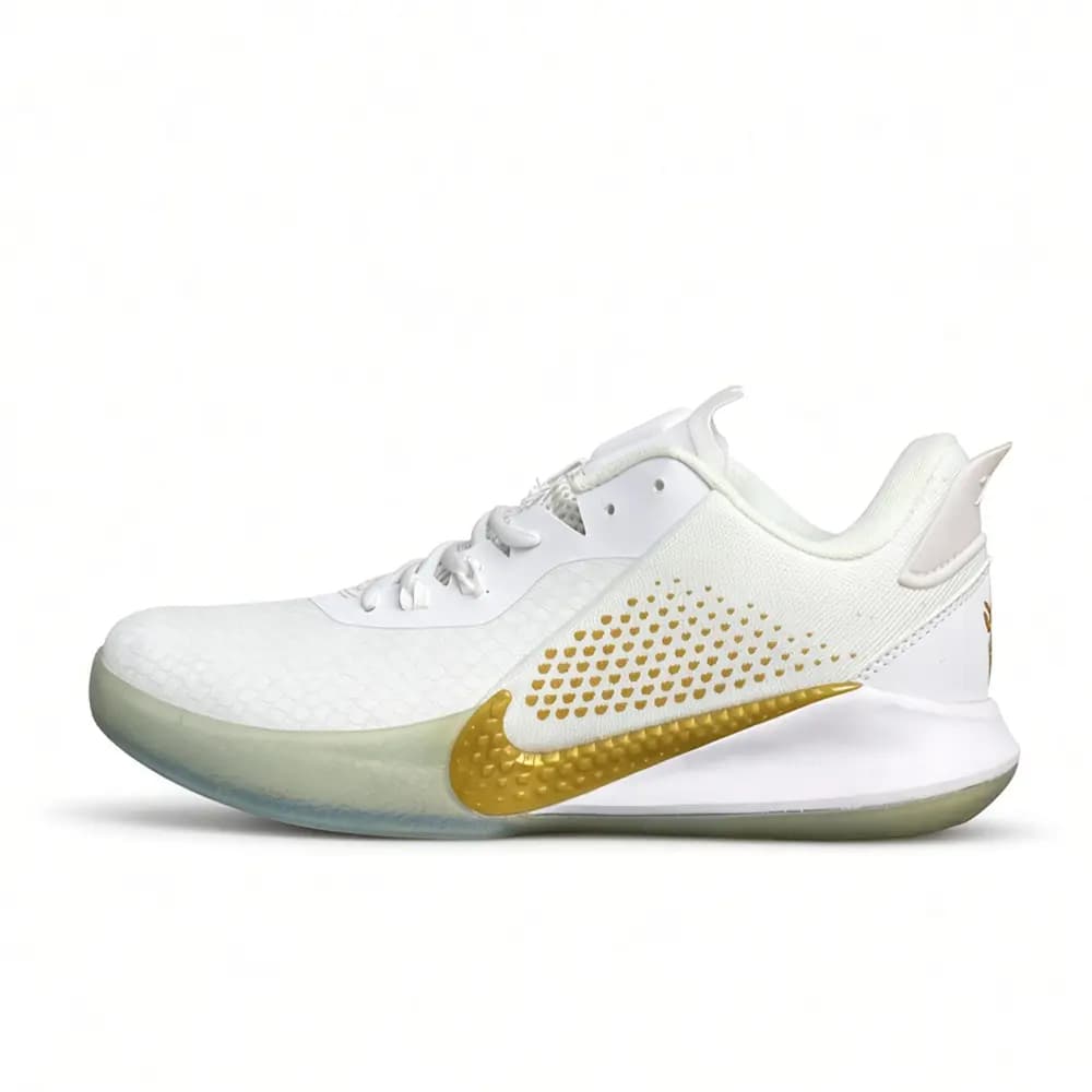 کتونی بسکتبال نایک کوبی مامبا فیوری Nike Kobe Mamba Fury White MetallicGold