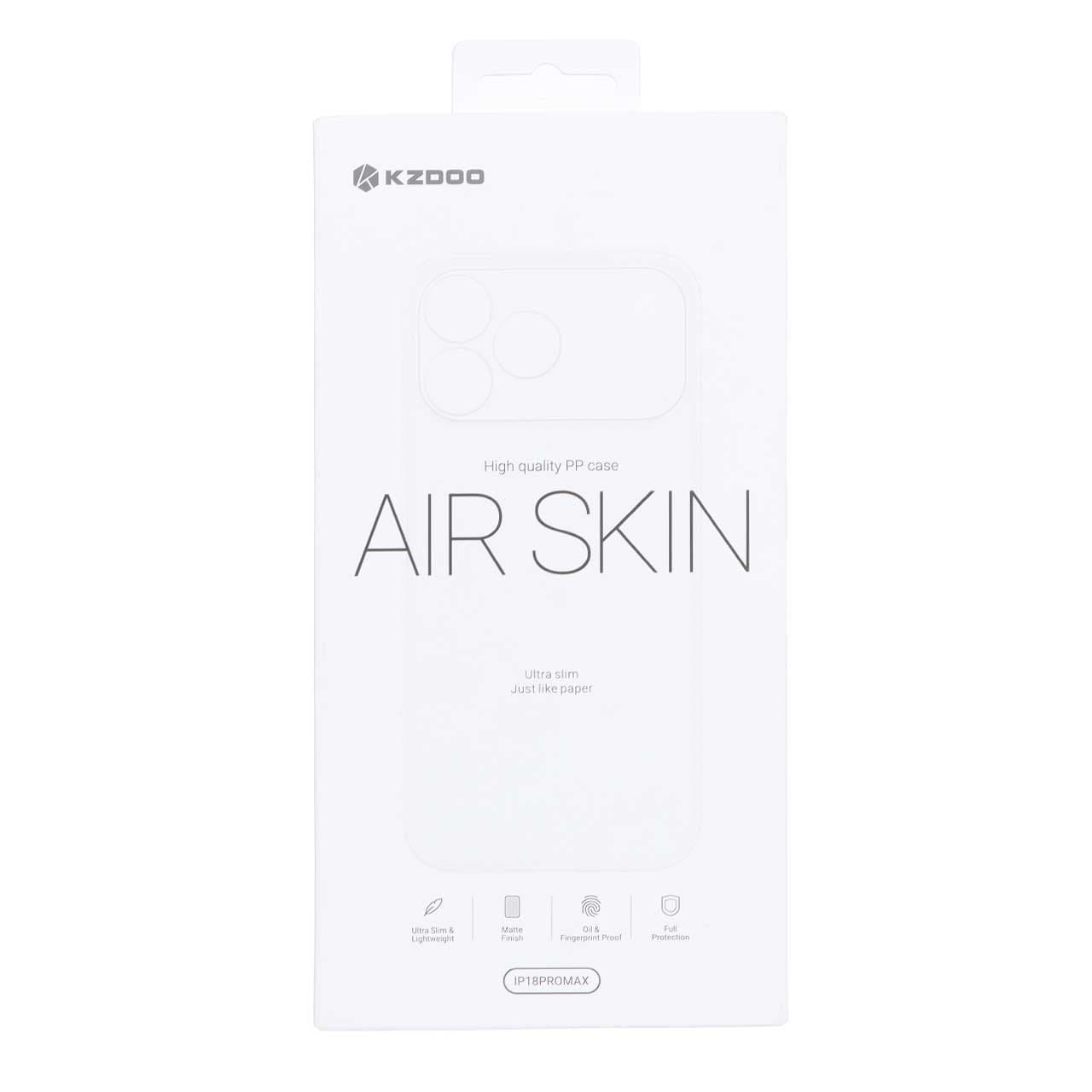 قاب Original KDoo Air Skin مدل Apple iPhone 18 Pro Max – سفید (پک دار)