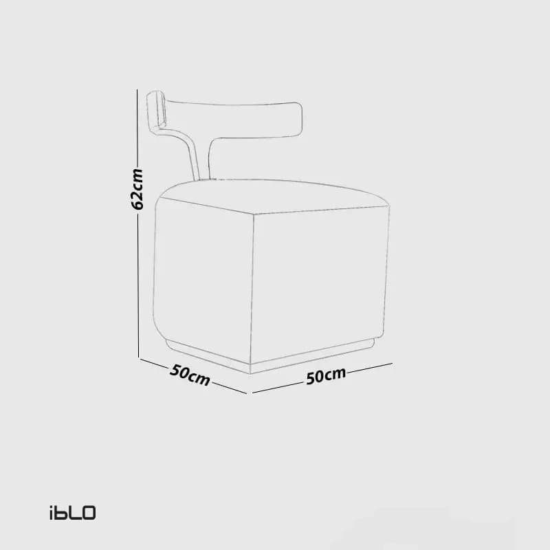 صندلی راحتی تک نفره سِویل زرد پرتقالی — تصویر ۶
