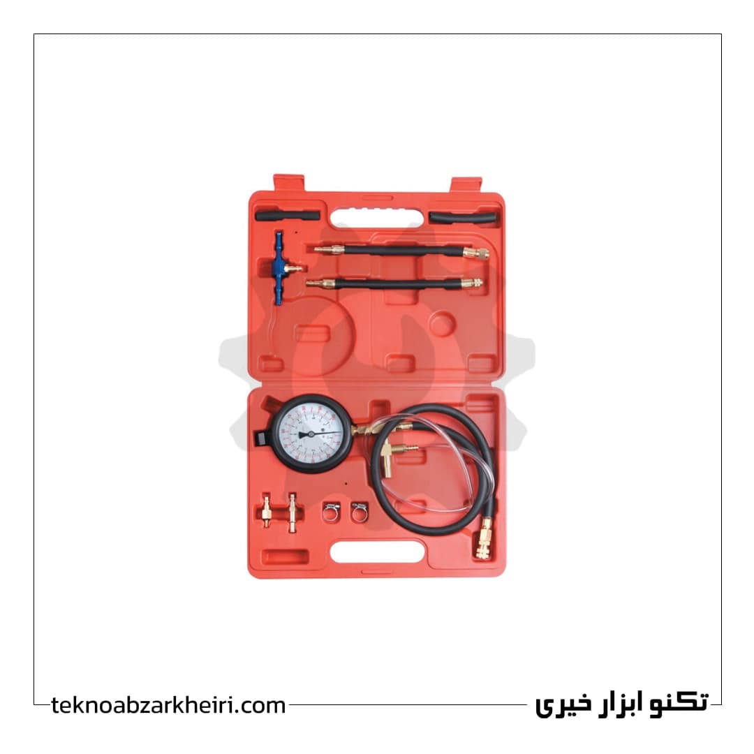 کیت تست فشار بنزین انژکتور با سوپاپ اطمینان، 0 تا 100 PSI مدل A3022