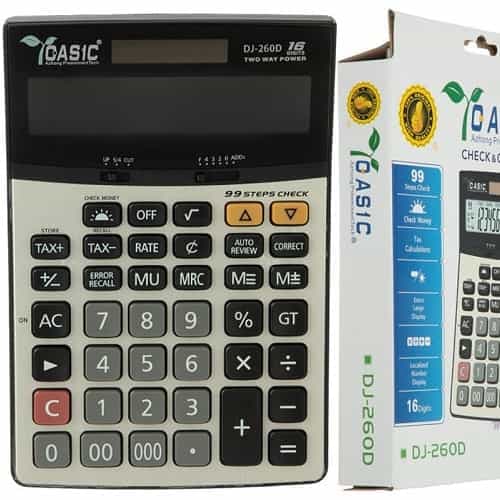 ماشین حساب رومیزی کاسیک QASIC مدل GY-140C — تصویر ۲