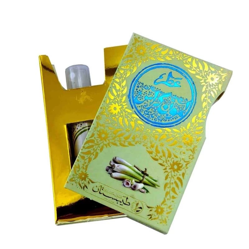 عطر لمون گراس طیبستان عطر لیمو طبیعی – (1 و 2.5 و 5گرمی- رایحه افشان 200گرمی)
