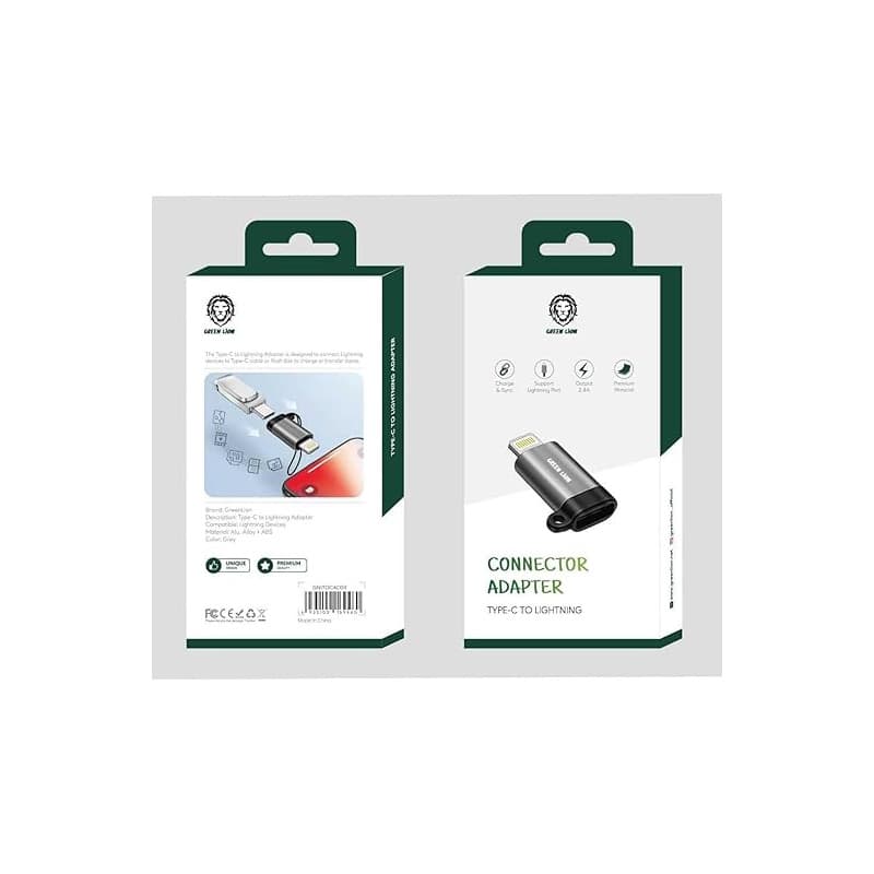 تبدیل Type-C به Lightninig گرین لاین مدل Green Lion GNLTOCACGY — تصویر ۲