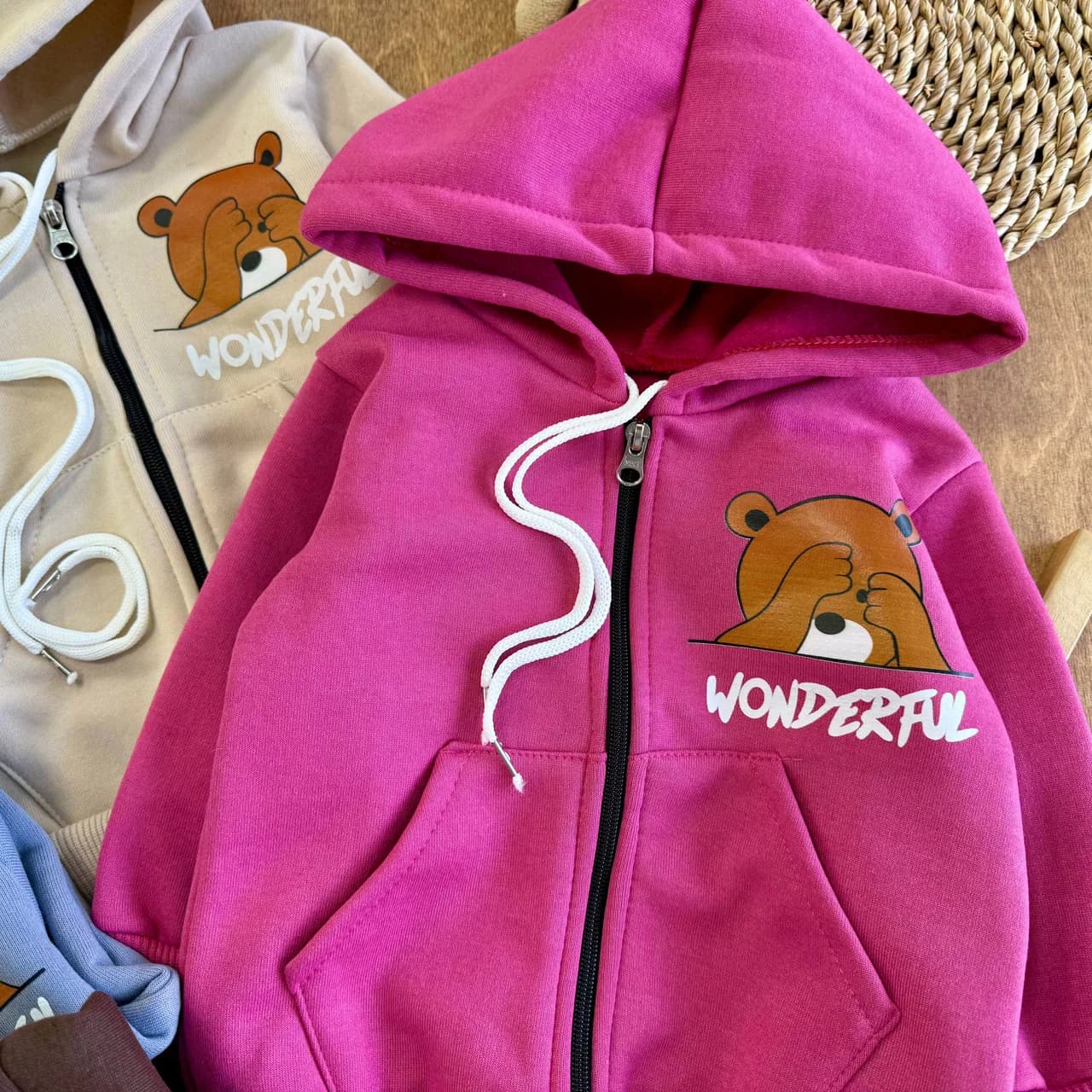 سویشرت تک تو کرکی Wonderful سایز 35 تا 45 کد 7056 — تصویر ۲