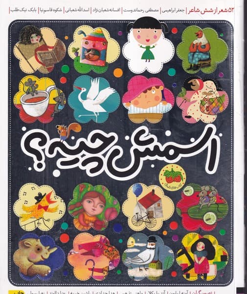 اسمش چیه؟ 52 شعر از 6 شاعر نوشته جعفر ابراهیمی و دیگران انتشارات افق