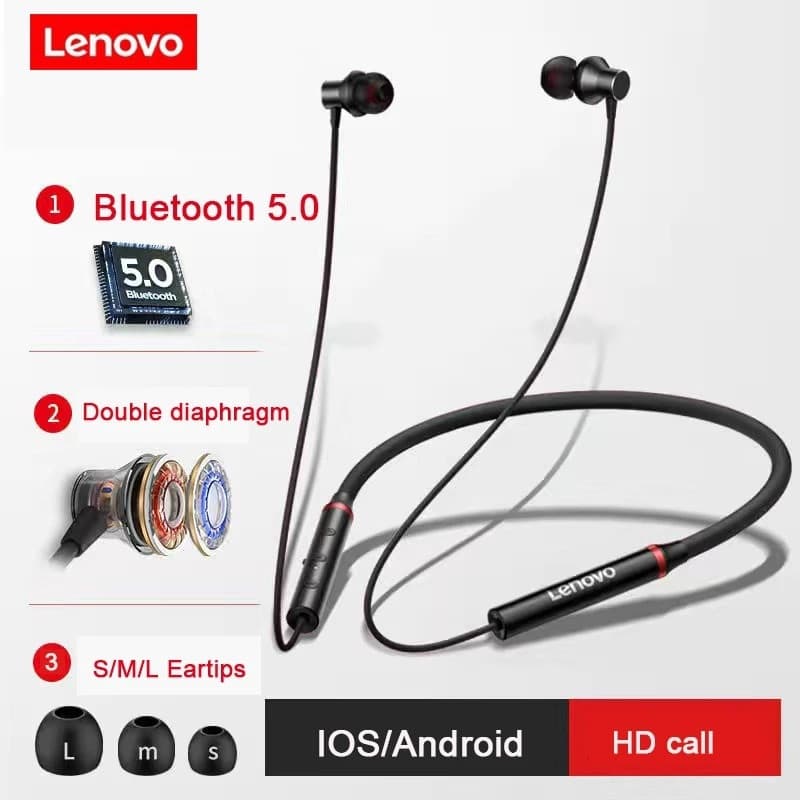 هدست مخصوص بازی لنوو مدل HSA NACKBAND HE05X 2021 — تصویر ۸