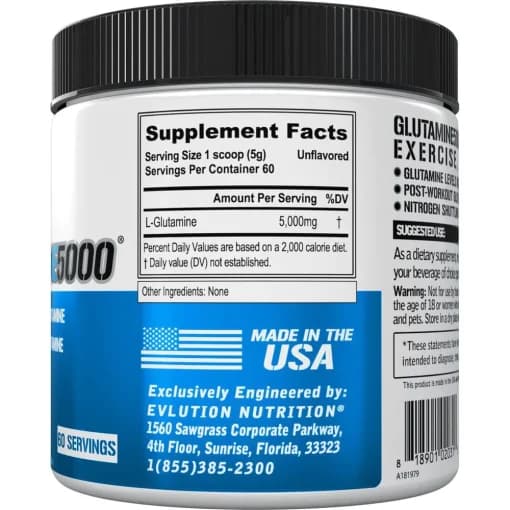 گلوتامین 5000 ای وی ال EVL GLUTAMINE 5000 — تصویر ۳