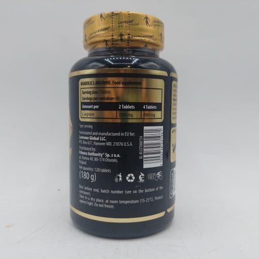 آنابولیک آرژنین کوین لورون Kevin Levrone L-ARGININE — تصویر ۳