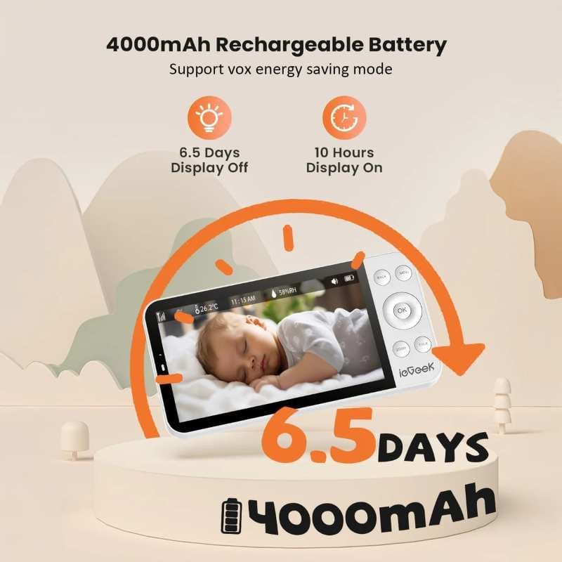 مانیتور کودک ieGeek مدل Baby 5 — تصویر ۸