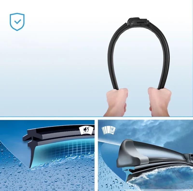 تیغه برف‌ پاک‌کن او ای ام مدل فابریک فلت مناسب برای جک J5 دنده ای بسته دو عددی — تصویر ۱۲