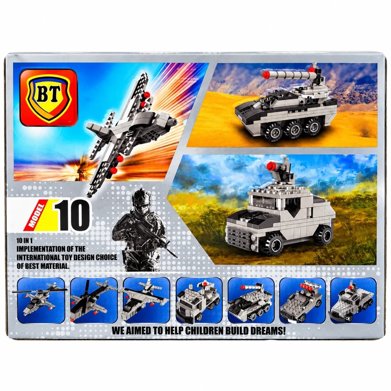 لگو 10in1 طرح جنگی برند banartoy 156 تکه کد A227 — تصویر ۲