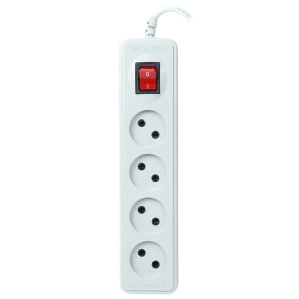 چند راهی 4 خانه نیک پارت الکتریک PE307 با کابل 1.8 متری