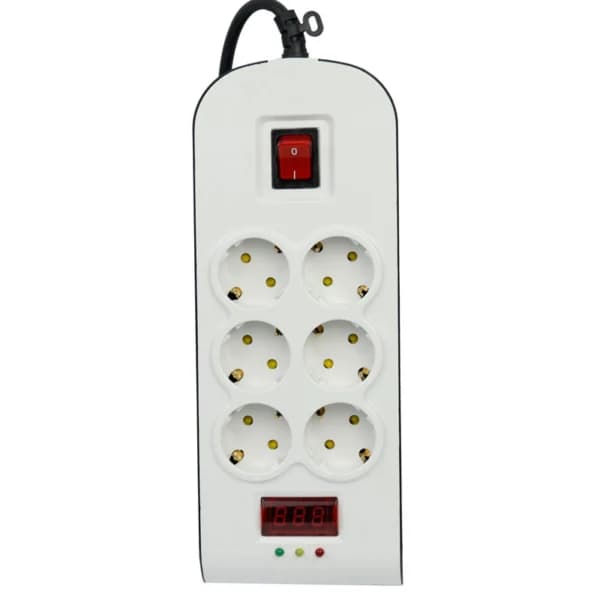 محافظ برق صوتی تصویری 6 خانه پارت الکتریک PE8796 با کابل 5 متری
