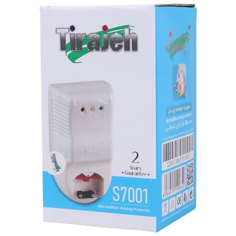 محافظ برق کولر گازی ترمینالی ارت دار تیراژه S7001 — تصویر ۱۰