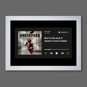 تابلو مدل تابلوی موزیکال طرح In the End by Linkin Park — تصویر ۳