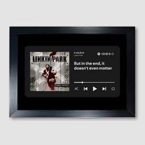 تابلو مدل تابلوی موزیکال طرح In the End by Linkin Park