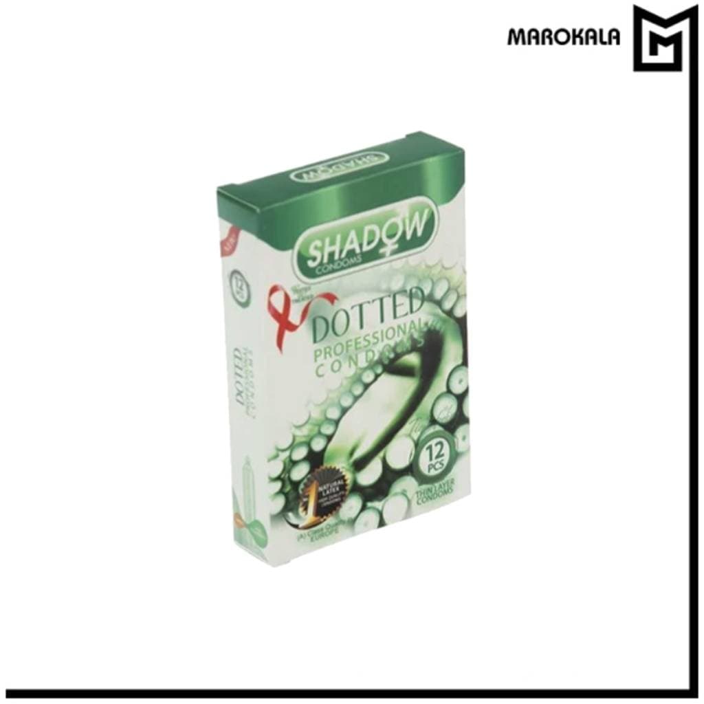 ‫‫کاندوم خاردار شادو مدل DOTTED بسته 12 عددی (قیمت خرید عمده 185.000 تومان) — تصویر ۳