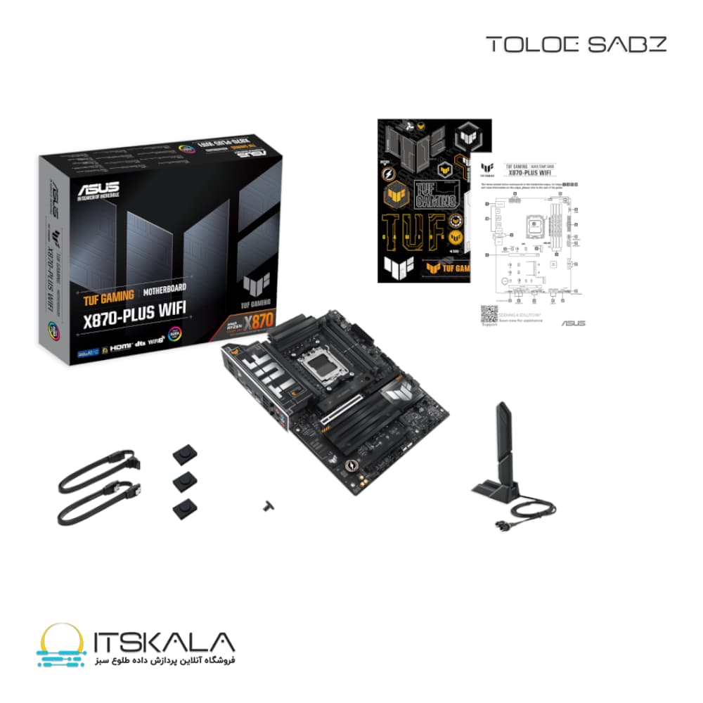 مادربرد ایسوس مدل TUF GAMING X870-PLUS WIFI — تصویر ۲