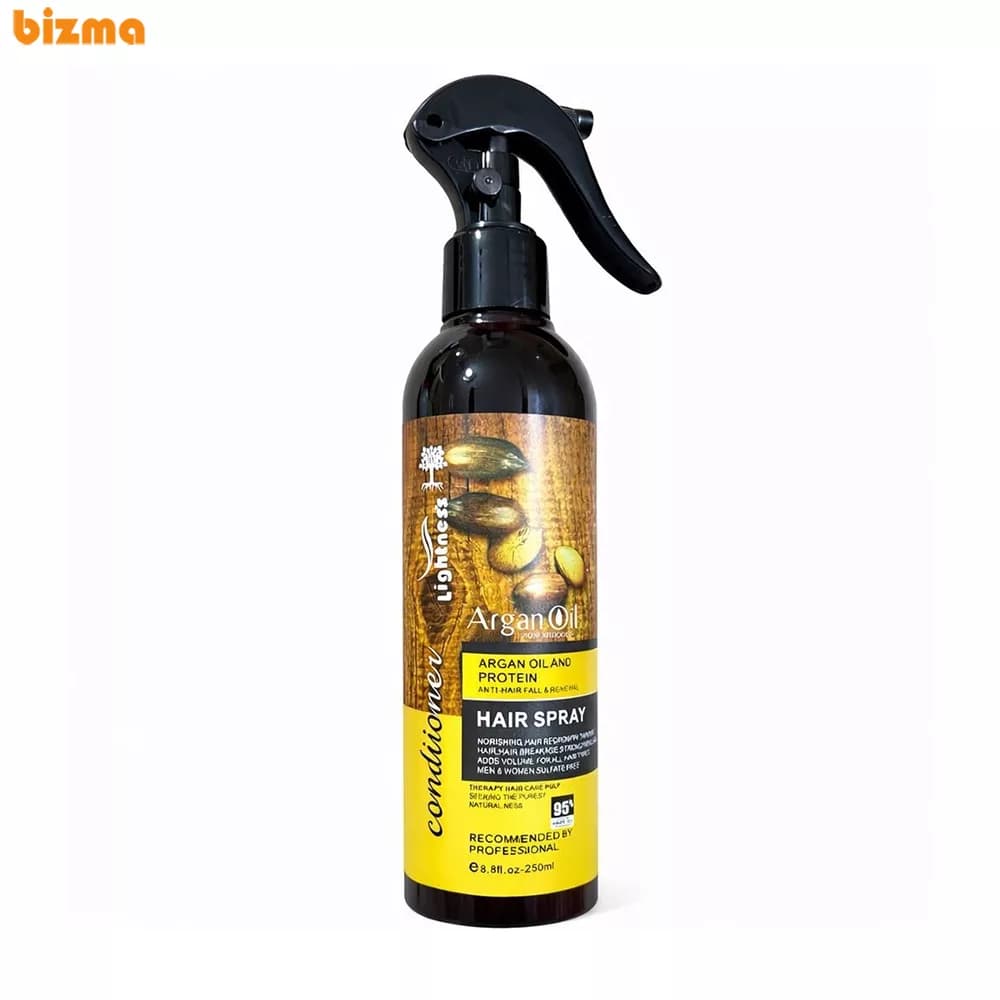 اسپری دو فاز مو روغن آرگان لایتنس حجم 200 میلیلیتر