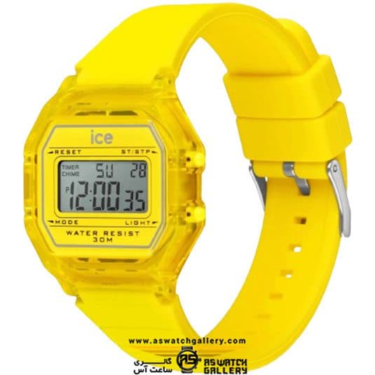ساعت آیس واچ ICE digit retro-Electric yellow-Clear-Small — تصویر ۳