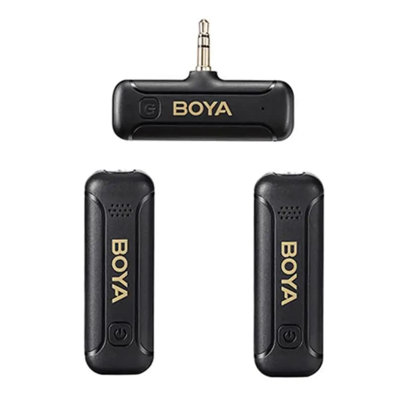 میکروفون بی سیم یقه ای بویا BOYA BY-WM3T2-M2 3.5mmTRS — تصویر ۶