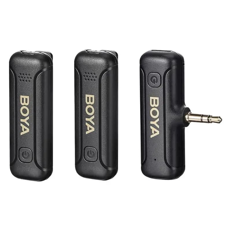 میکروفون بی سیم یقه ای بویا BOYA BY-WM3T2-M2 3.5mmTRS — تصویر ۴