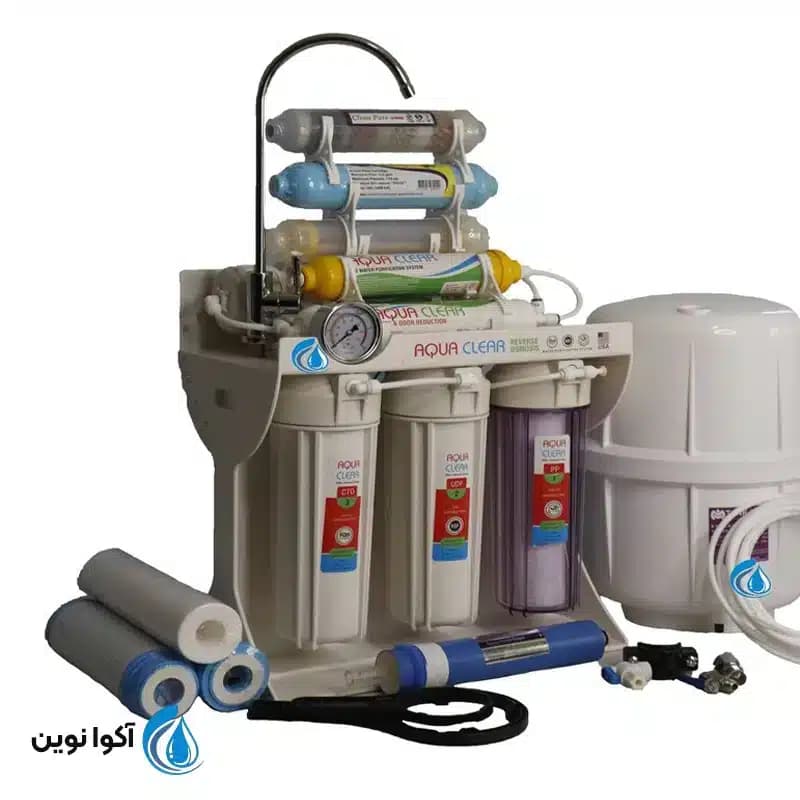 دستگاه تصفیه آب آکوا کلر 9 فیلتر قلیایی و اکسیژن ساز