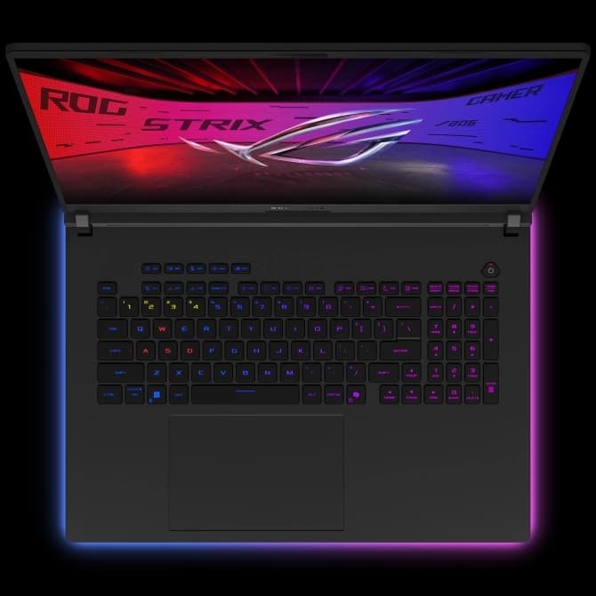 لپ تاپ گیمینگ پرچمدار ایسوس Asus ROG Strix SCAR 18 G835LX Ultra 9 275HX 64GB DDR5 2TB SSD RTX 5090 24GB Mini LED — تصویر ۲