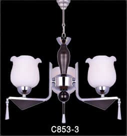 لوستر چوب وفلز c853 3