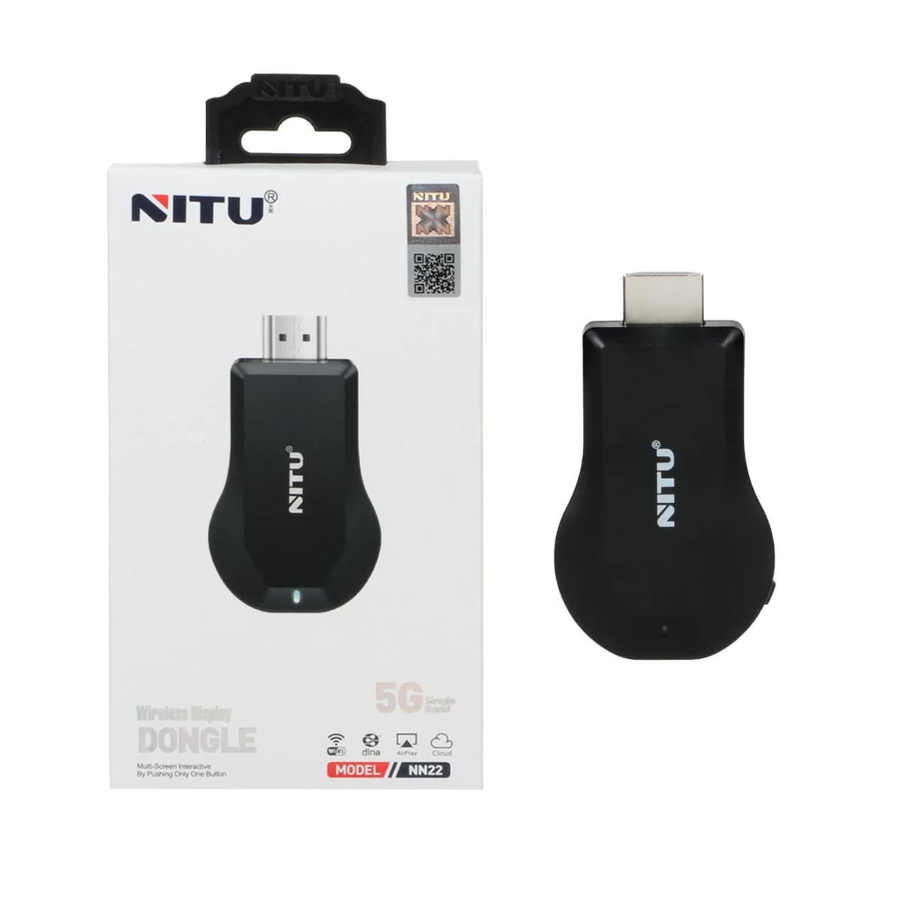 دانگل انتقال تصویر NITU مدل NN22 – مشکی (گارانتی 12 ماه تعویض نیکان همراه)