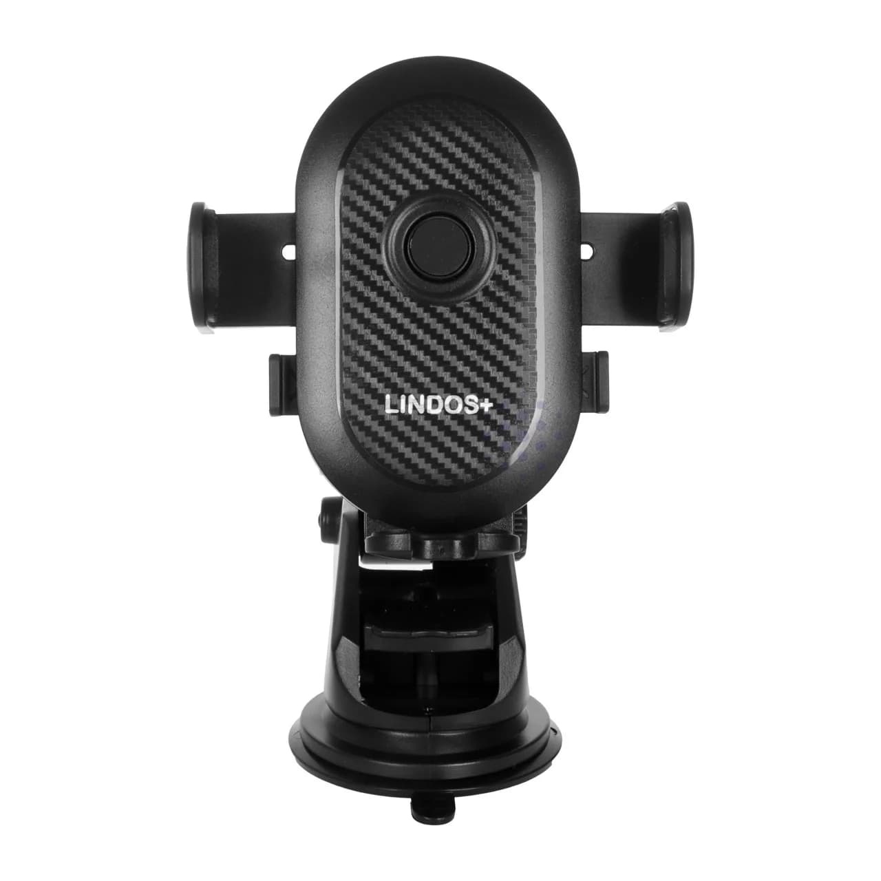هولدر گوشی موبایل پایه دار +Lindos مدل HL-12 – مشکی — تصویر ۲
