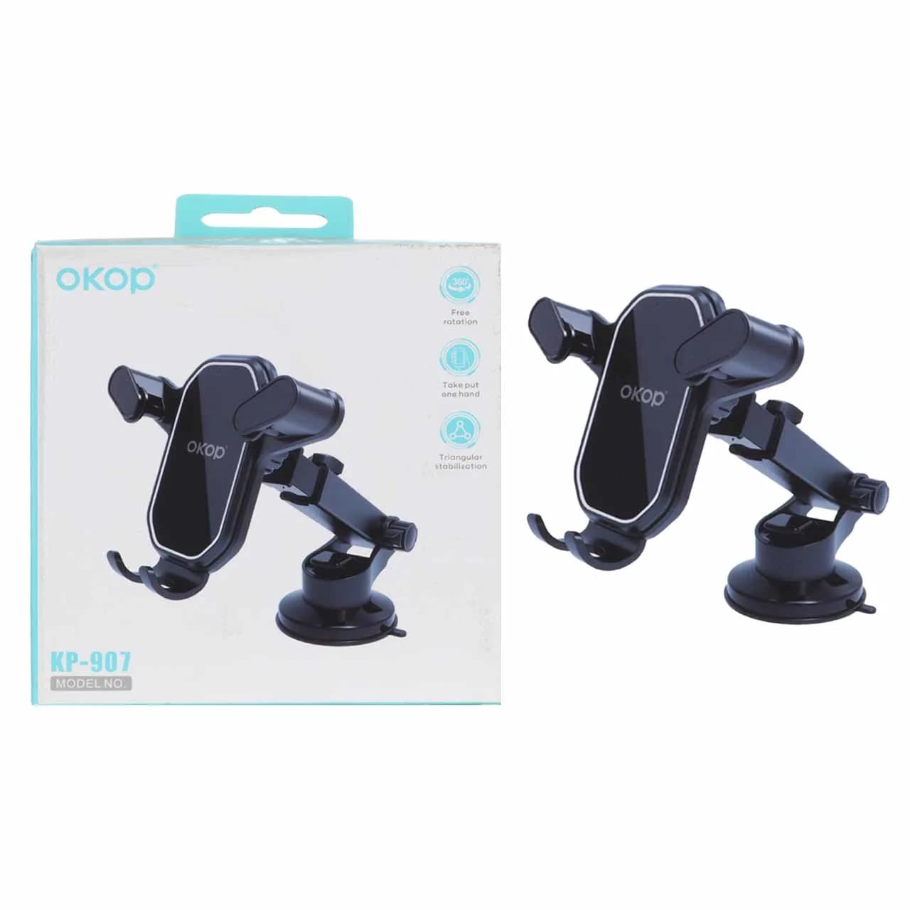 هولدر پایه دار گوشی موبایل Okop مدل KP-907 – مشکی