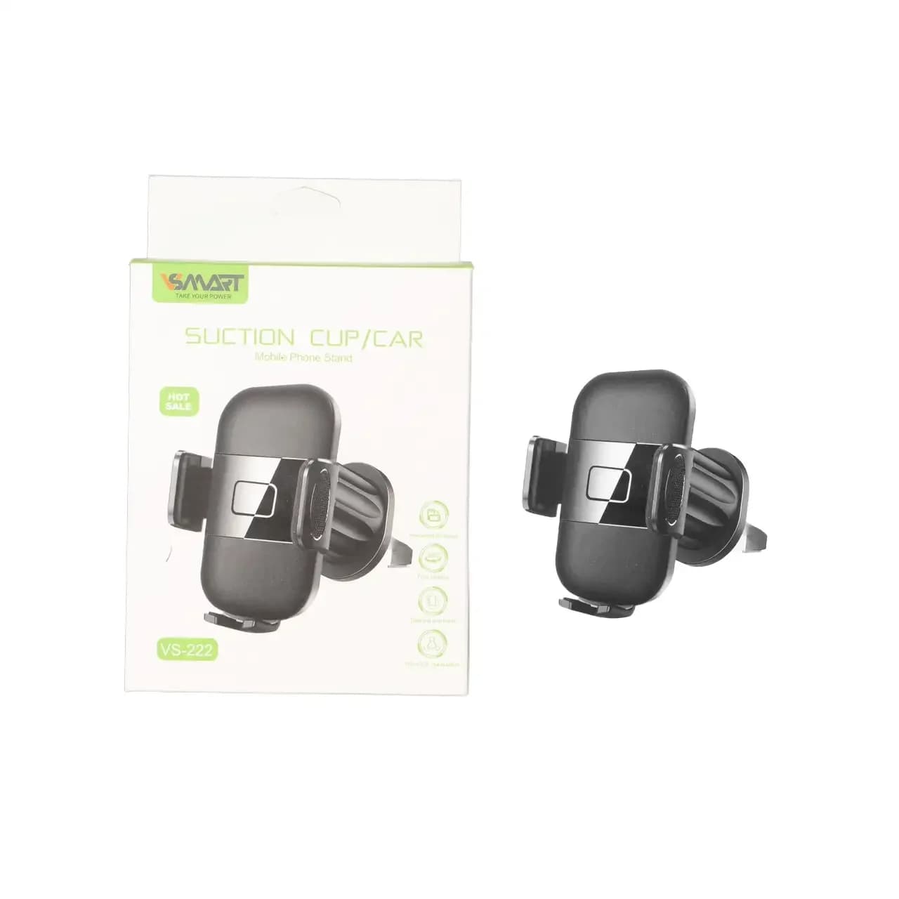 هولدر گوشی موبایل دریچه کولری V-Smart مدل VS-222 – مشکی – BSA